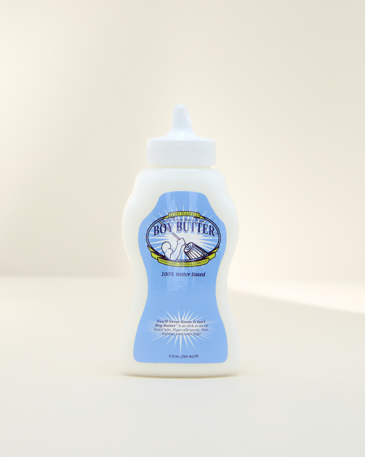 Boy Butter H2O 9oz: Smooth Water-Based Cream Lubricant Boy Butter H2O 9oz: Smooth Water-Based Cream Lubricant