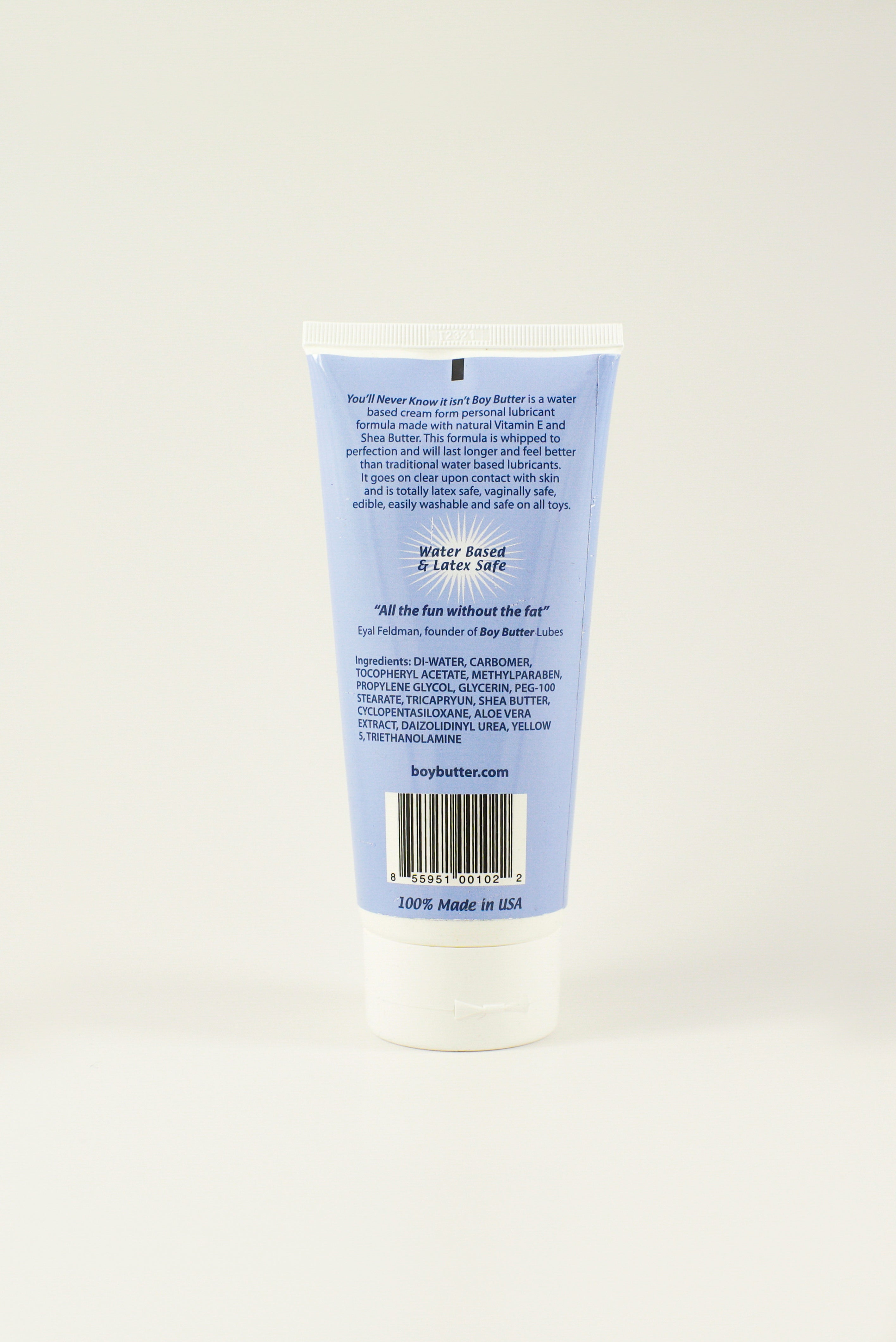 Lube Tube ~ Boy Butter H2O Formula 6 oz Lube Tube ~ Boy Butter H2O Formula 6 oz