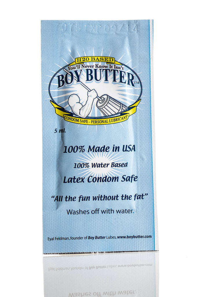 Boy Butter H2O Formula Single Use Packet